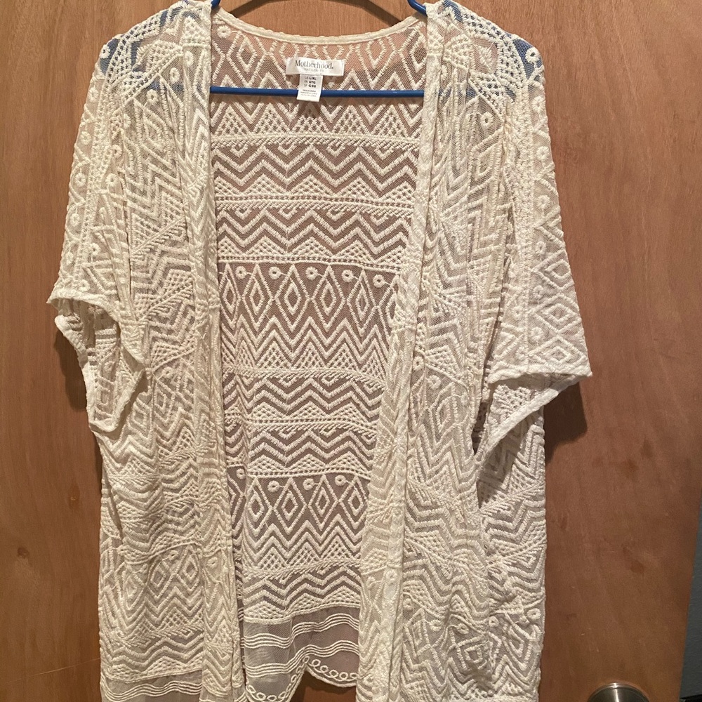 Motherhood Lace Cover-up